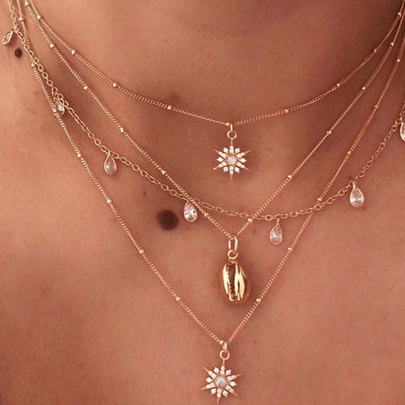 Collier été pas cher femme