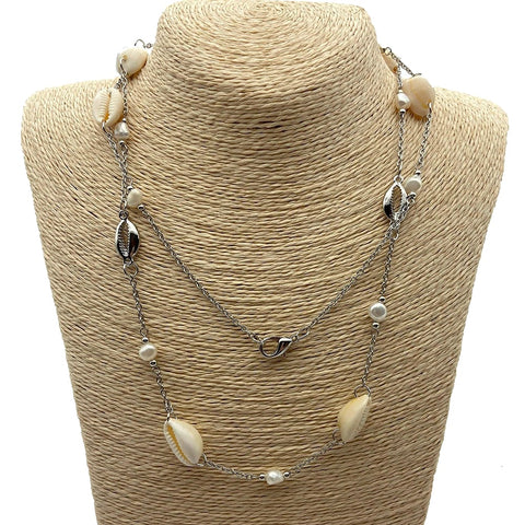 Collier ethnique cauris