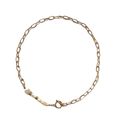 collier perle coquillage