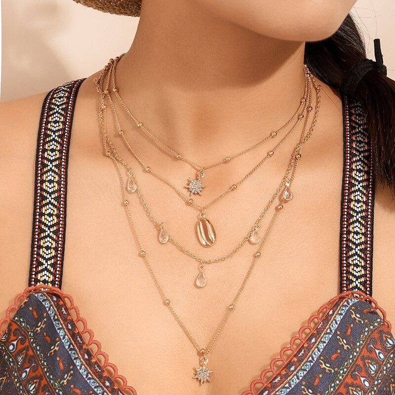 Collier femme modern pas cher