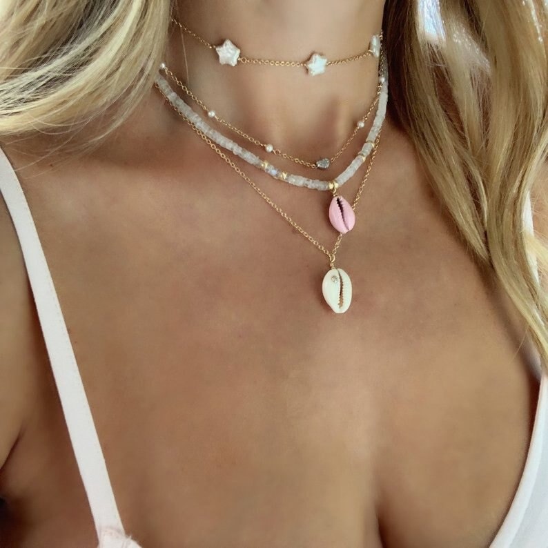 collier femme ras du cou fantaisie