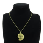 Collier fossile coquillage