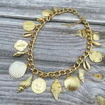 Collier grosse maille plaqué or