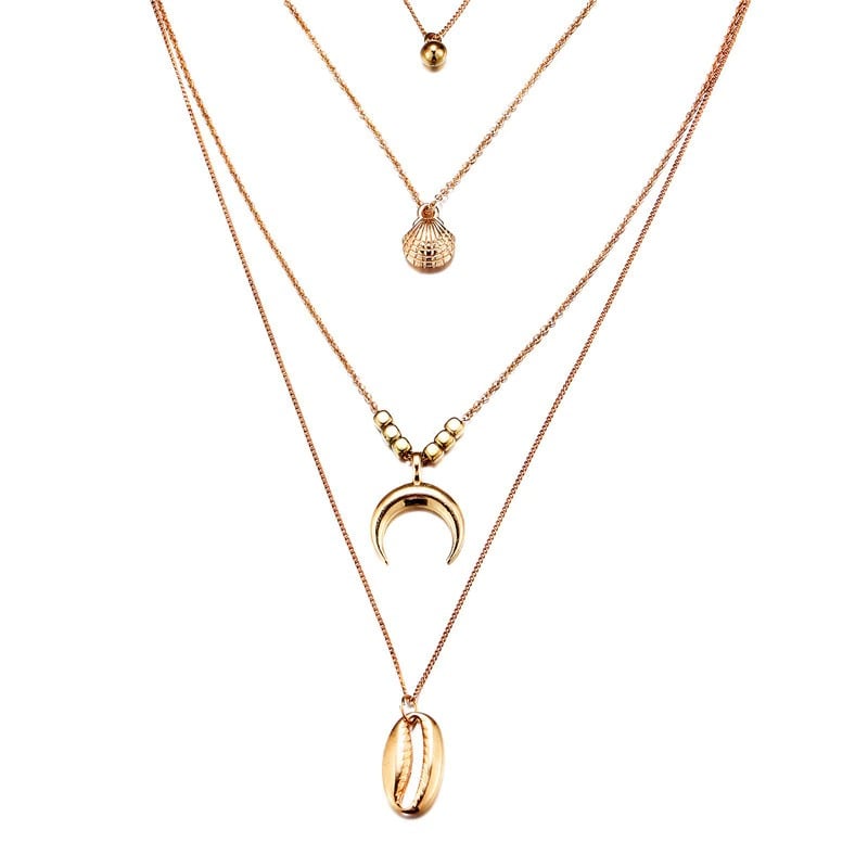 collier multirang demi lune