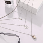 collier multirang fantaisie