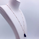 collier pendent violet
