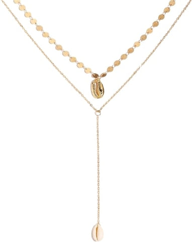 Collier pendentif cauri