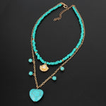 collier pendentif coquillage coeur