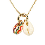 collier pendentif coquillage lumineux