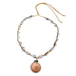 collier pendentif coquillage