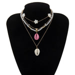 collier pendentif coquille pas cher