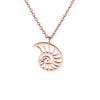 Collier pendentif escargot