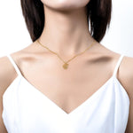 collier pendentif fossile