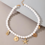 Collier pendentif marin plage