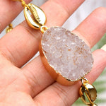 collier pendentif pierre precieuse