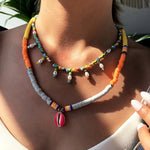 Collier perle blanche