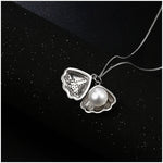 collier perle coquillage argent