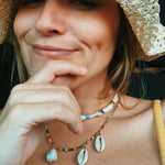 Collier perde de cauris