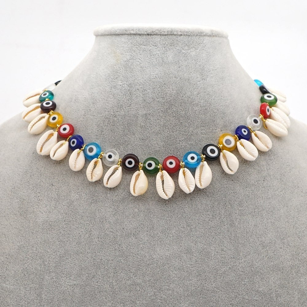 collier perle de couleur
