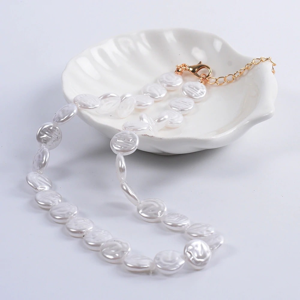collier de plage coquillage