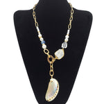 Collier perles fantaisie