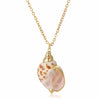 Collier porcelaine coquillage