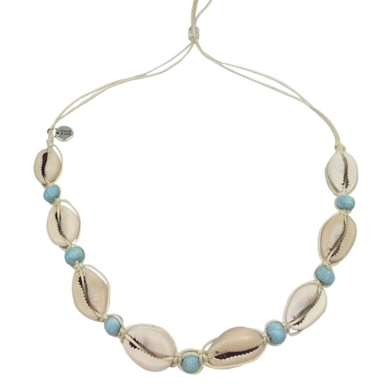Collier puka coquillage