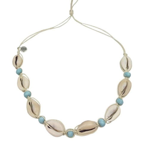 Collier puka coquillage