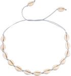 Collier ras du cou blanc