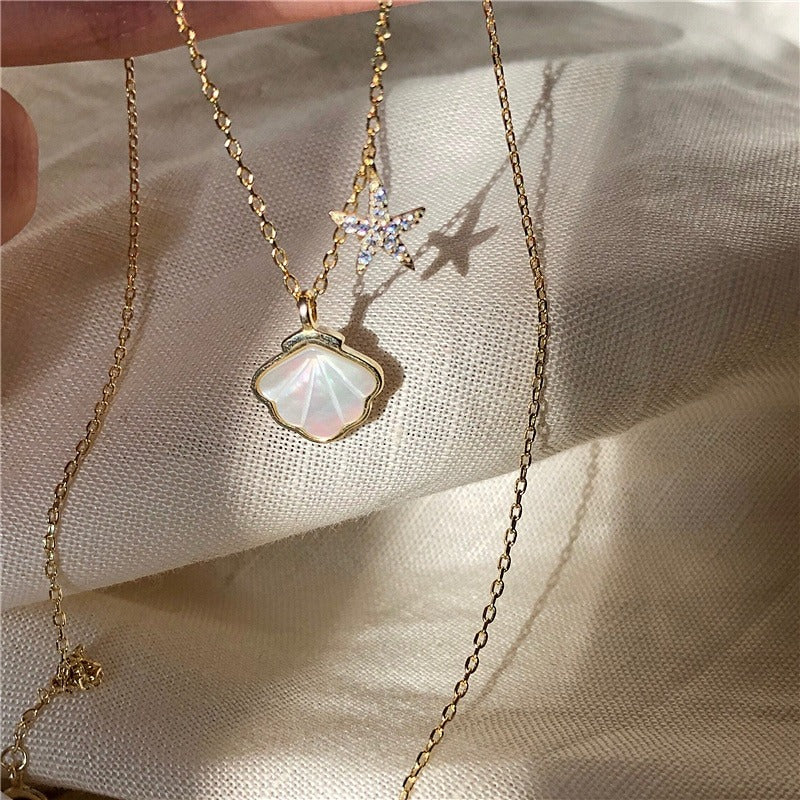 Collier tendance cristal