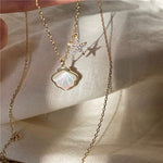 Collier tendance cristal