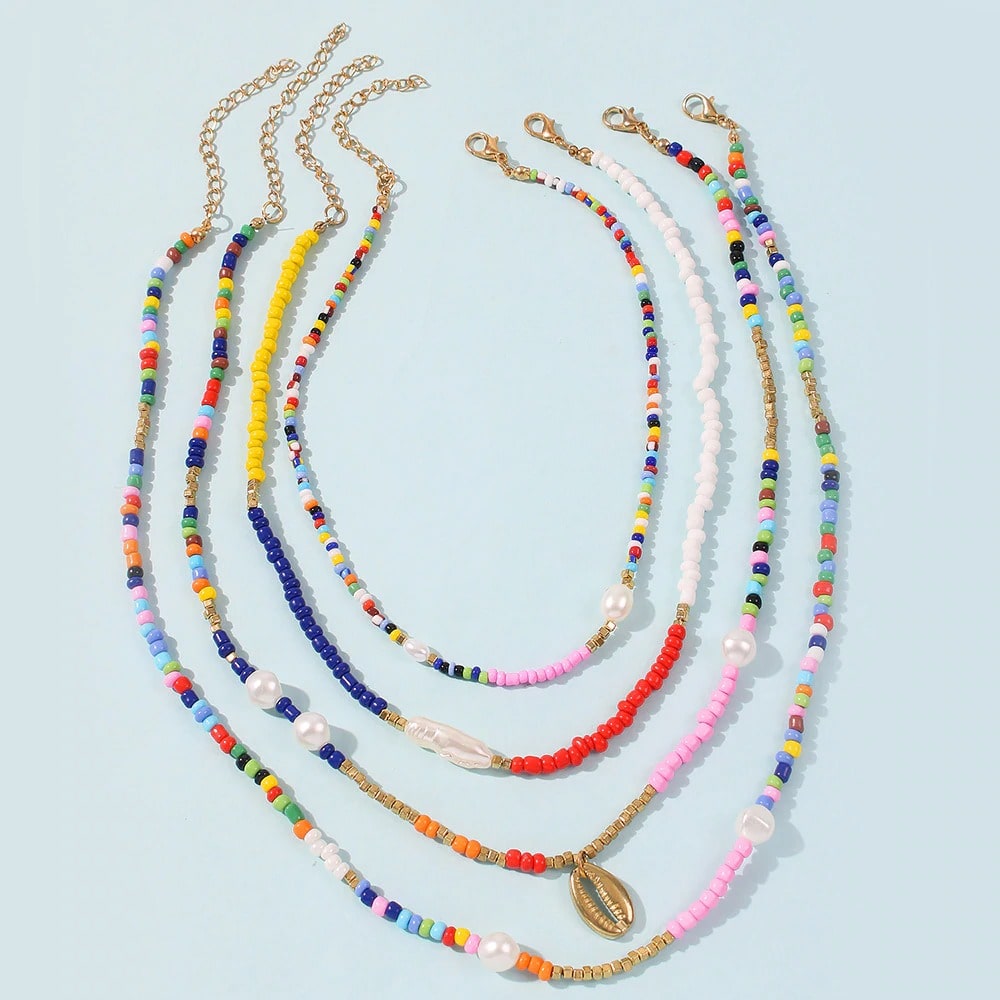 Collier Coquillage <br> Sautoir Ethnique