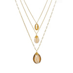 collier triple cauris