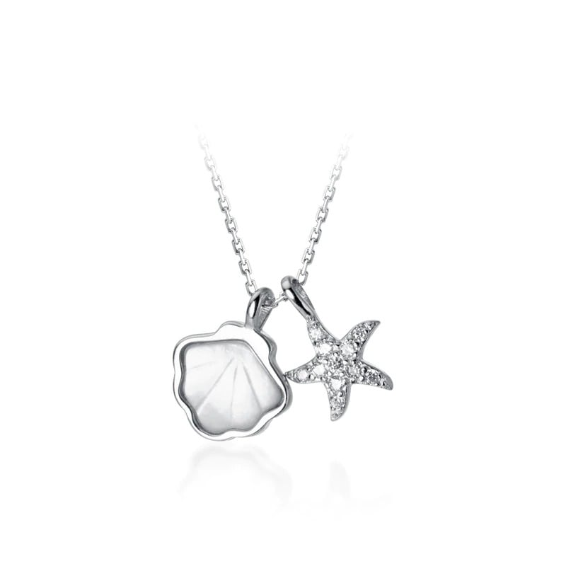 coquillage pendentif argent 925