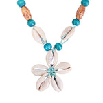 pendentif coquillage fleur