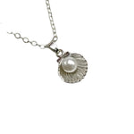 Pendentif coquillage perle