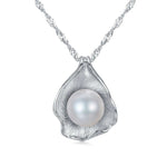 Perle de coquillage argent