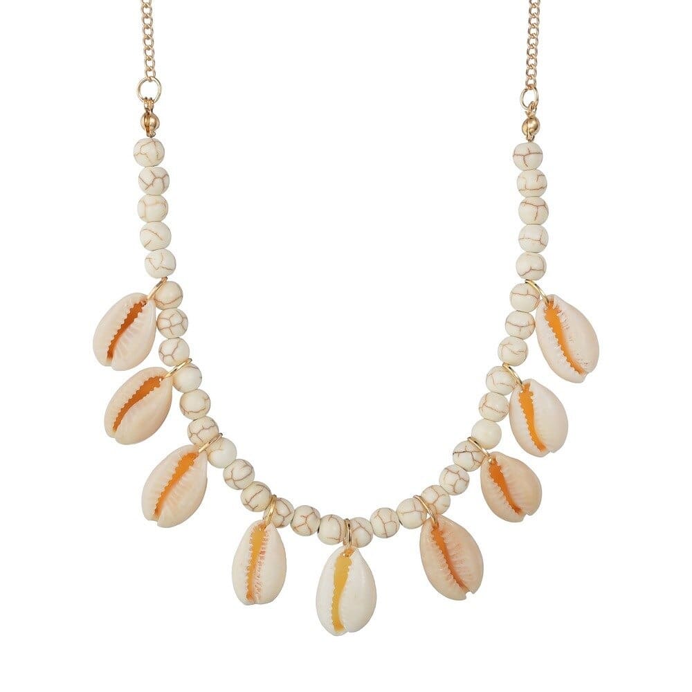 collier blanc perle