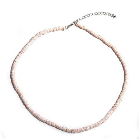 collier coquillage perle