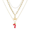 collier corail rouge